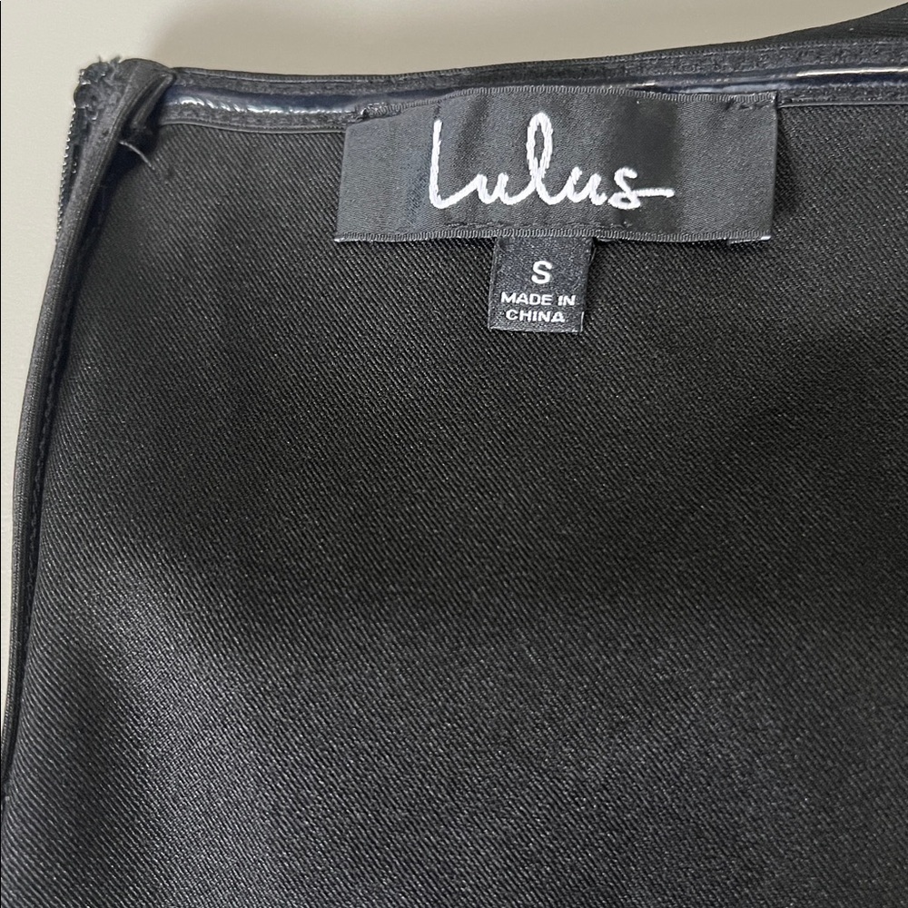 Lulus Ruffle Mini Dress Black Size Small - Picture 6 of 8